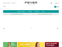 Tablet Screenshot of feverdesigns.co.uk